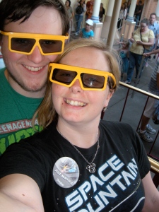 A Selfie with the 3D glasses, as is tradition. 